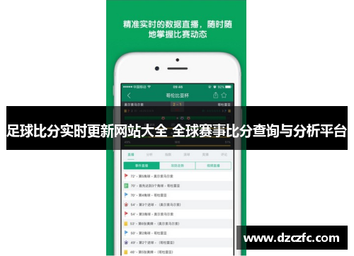 足球比分实时更新网站大全 全球赛事比分查询与分析平台